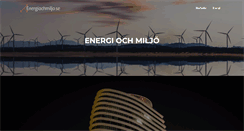 Desktop Screenshot of energiochmiljo.se